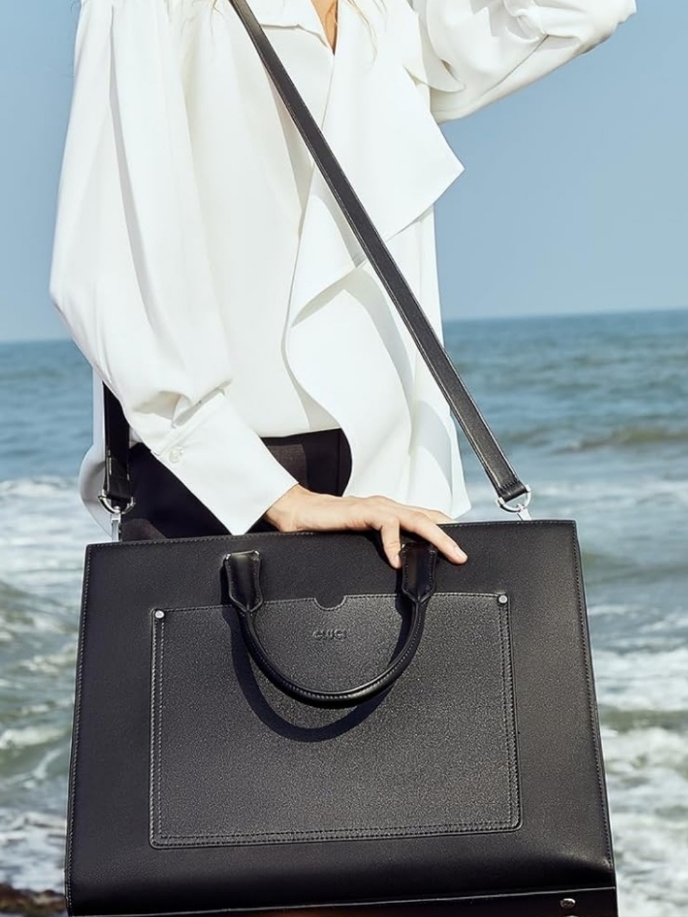 Structured Red Tote /Briefcase